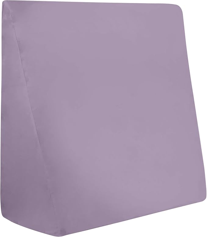 CirclesHome Wedge Pillow Cover 100% Cotton, Zippered Wedge Pillow Case Protector - Image 7