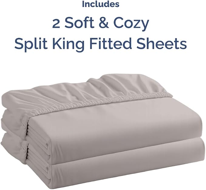 Split King Fitted Bed Sheet - Image 4