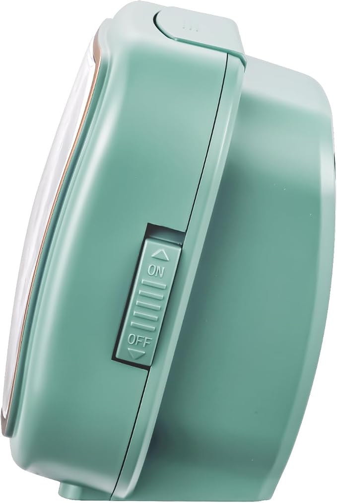 Tinload 4.3" Vintage Retro Analog Alarm Clock, Super Silent Non Ticking Clock - Image 7