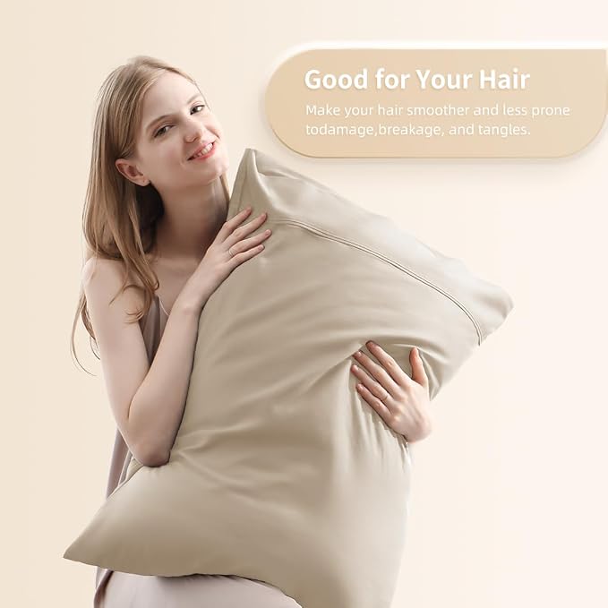 King Pillowcases, Cooling Viscose from Bamboo Pillow Covers - Image 2