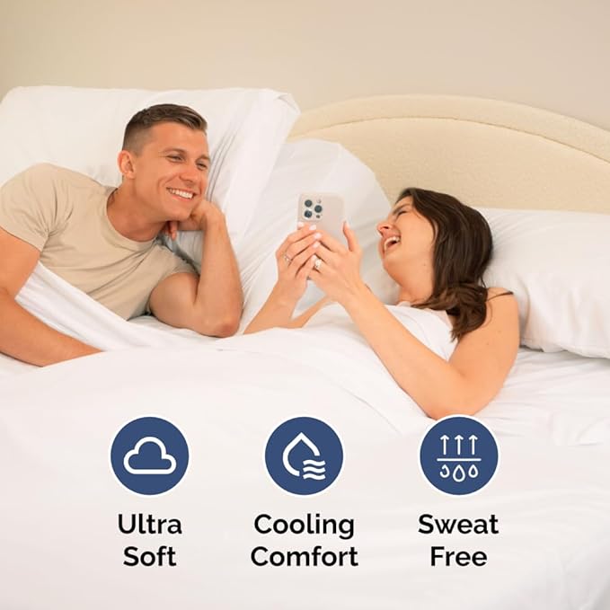 Flex Top Split Head King 4 Piece Sheet Set - Image 5
