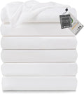 Lavisun Queen Flat Sheets 6 Pack, Soft & Breathable Bulk Sheets by Lavisun