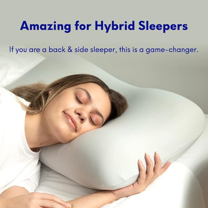 C CUSHION LAB Deep Sleep Pillow, Patented Ergonomic Contour Design - Image 4