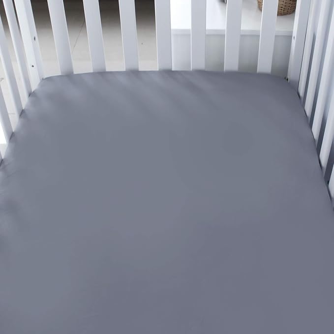 Biloban Crib Sheets Fitted for Boys, 2 Pack Crib Sheet Fits for Standard Crib - Image 2
