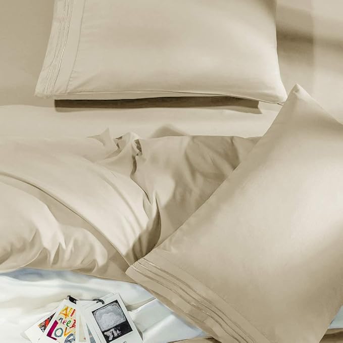 SONORO KATE Bed Sheet Set Super Soft Microfiber 1800 Thread Count Luxury - Image 5