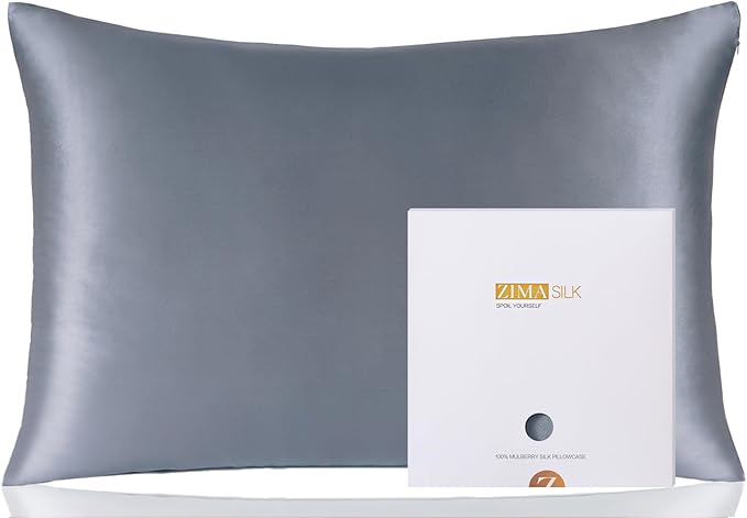 ZIMASILK 100% Pure Mulberry Silk Pillowcase by ZIMASILK
