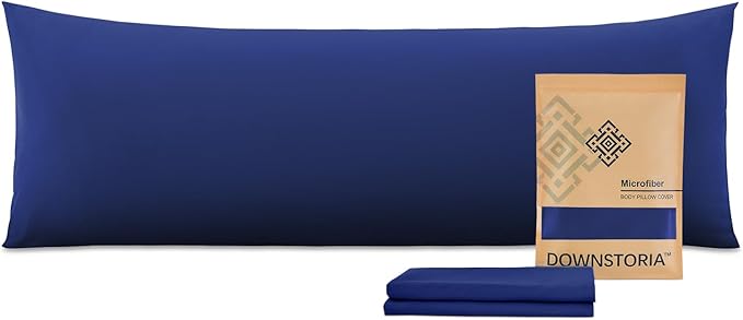 DOWNSTORIA Body Pillow Cover, Ultra Soft Microfiber Long Pillowcase, Envelope by DOWNSTORIA