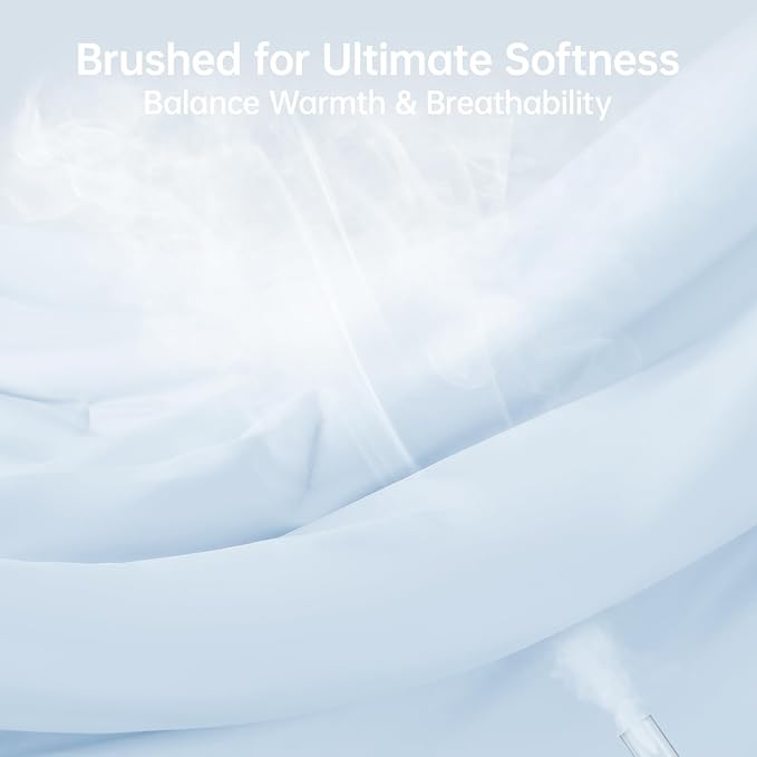 MUXHOMO King Size Comforter Set, All Season Ultra Soft Down Alternative Bedding - Image 3