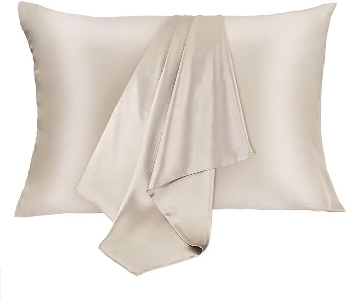 JOGJUE 2 Pack 100% Mulberry Silk Pillowcases, Standard Size by JOGJUE