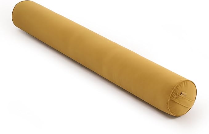 Long Round Bolster Pillow for Adults, Soft Cylinder Roll Pillow for Bed & Couch by Ailuteie