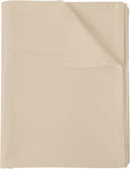 Flat Sheet Only TwinXL Size, 400 TC 100% Egyptian Cotton Flat Sheet-Beige Grey by ShunjieHome