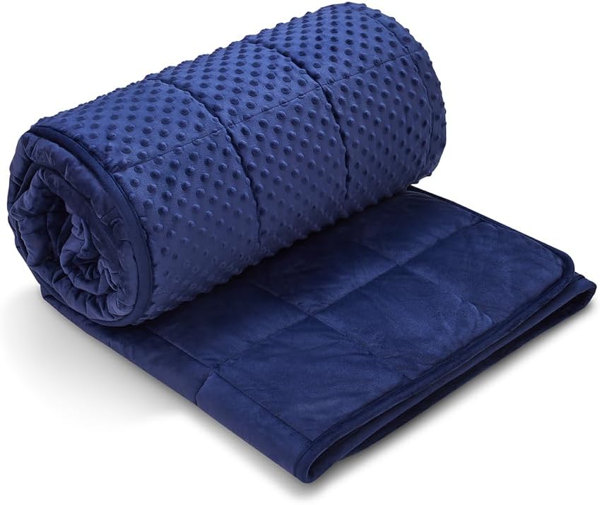 TONGDADA Minky Weighted Blanket | 40''x60'', 10lbs | Cozy and Soft Minky - Image 8