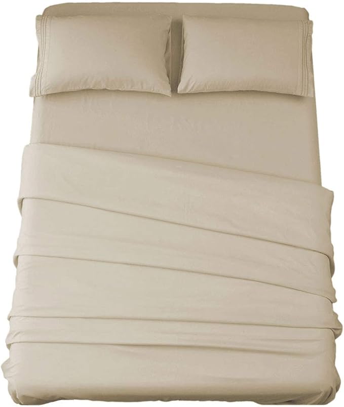 SONORO KATE Bed Sheet Set Super Soft Microfiber 1800 Thread Count Luxury by SONOROKATE