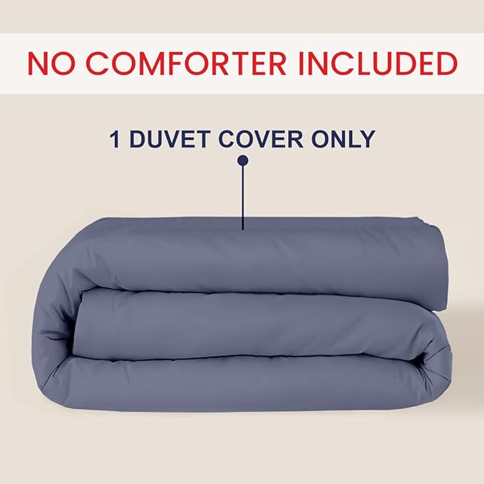 Kotton Culture 1 Pc Duvet Cover Queen Size/Full Size-100% Egyptian Cotton 600 - Image 2