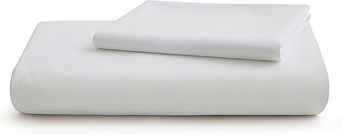 LOVQUE 100% Washed Cotton Duvet Cover Twin Size, Linen-Like Textured White - Image 7