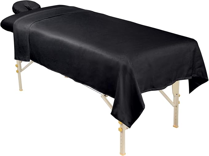 ForPro Professional Collection Premium Microfiber 3-Piece Massage Sheet Set - Image 2