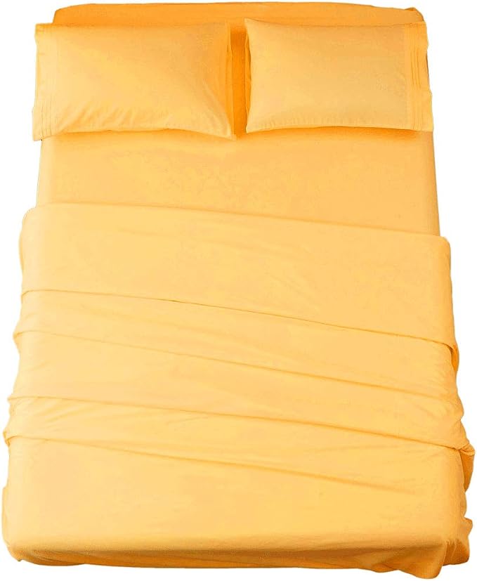 SONORO KATE Bed Sheet Set Super Soft Microfiber 1800 Thread Count Luxury by SONOROKATE