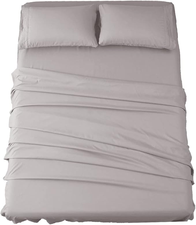 SONORO KATE Sheets Super Soft Microfiber 1800 Thread Count 16 Inch Deep Pocket by SONOROKATE