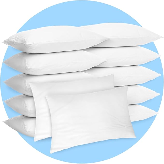 Avalon Bedding Pillow Cases Standard Size White Pillow Cases Set of 12 Cotton - Image 8