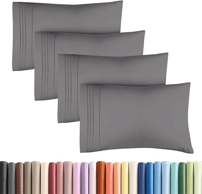 Standard Pillow Cases Set of 4 by CGKUnlimited