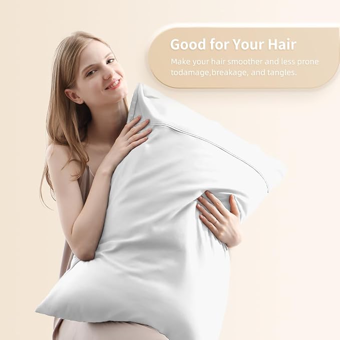 King Pillowcases, Cooling Viscose from Bamboo Pillow Covers - Image 2