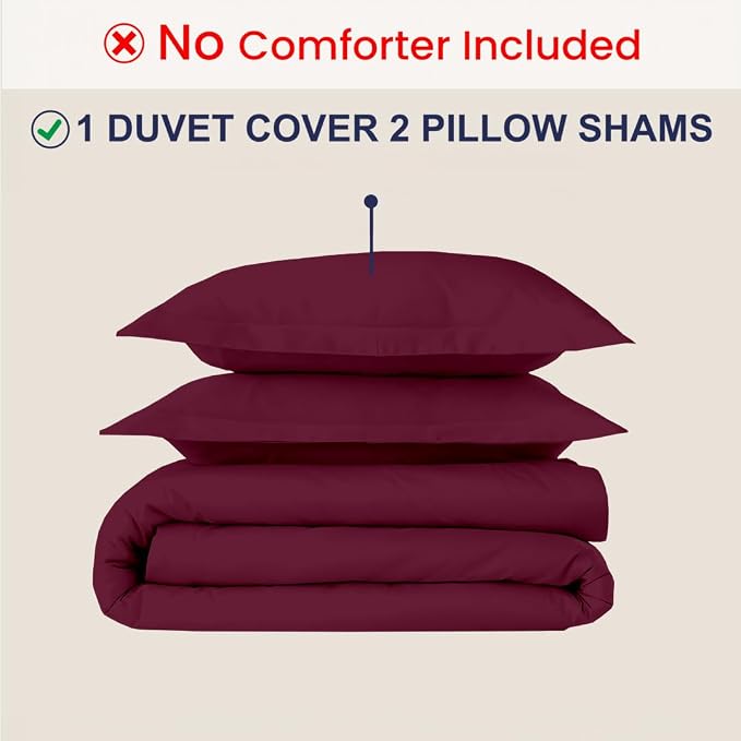Kotton Culture 3 Pc Twin XL/Twin Duvet Cover Set-100% Egyptian Cotton 600 - Image 2