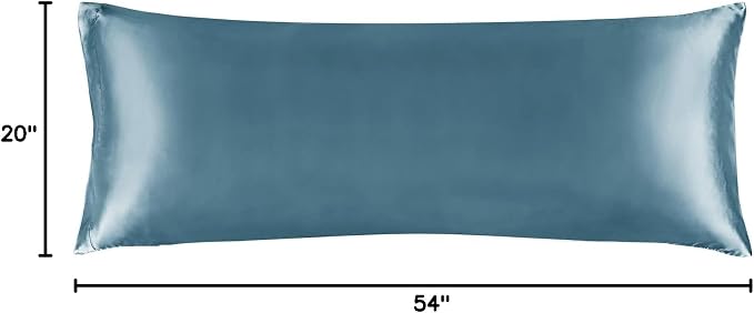 BEDELITE Satin Body Pillow Cover, Super Soft and Cooling Body Pillow Pillowcase - Image 8