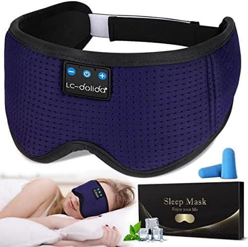 LC-dolida Sleep Headphones, Sleep Mask Bluetooth Wireless Music Eye Mask by LC-dolida
