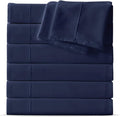 Maple&Stone Full Flat Sheet 6 Pack, Premium Soft & Breathable, Brushed by MapleStone