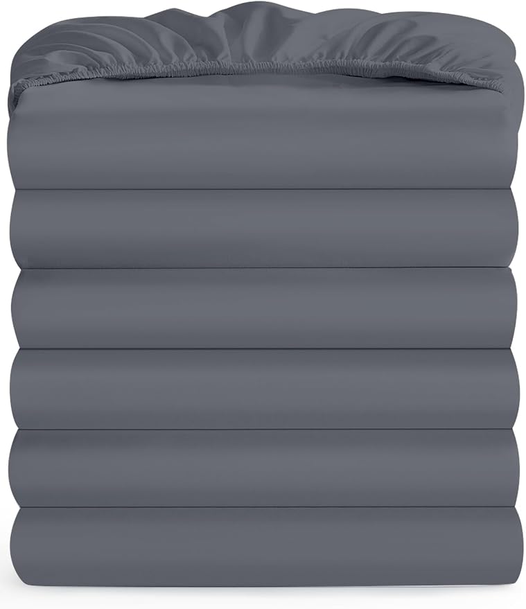 Maple&Stone Grey Queen Fitted Sheet Only by MapleStone