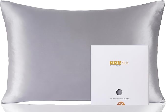ZIMASILK 100% Pure Mulberry Silk Pillowcase by ZIMASILK