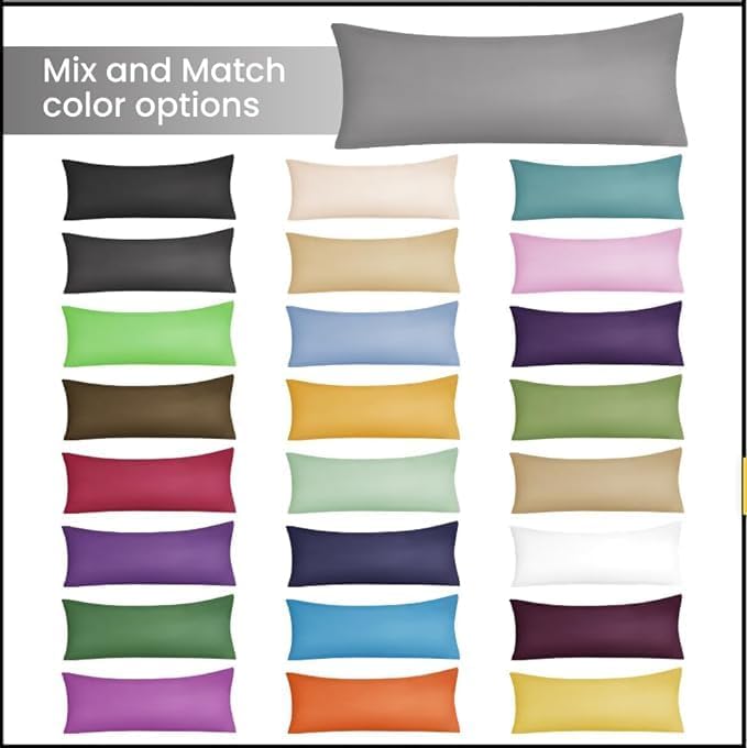 Evolive Ultra Soft Microfiber Body Pillow Cover/Pillowcases 21"x54" - Image 7