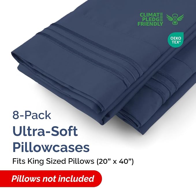 King Pillow Cases Set of 8 - Image 2