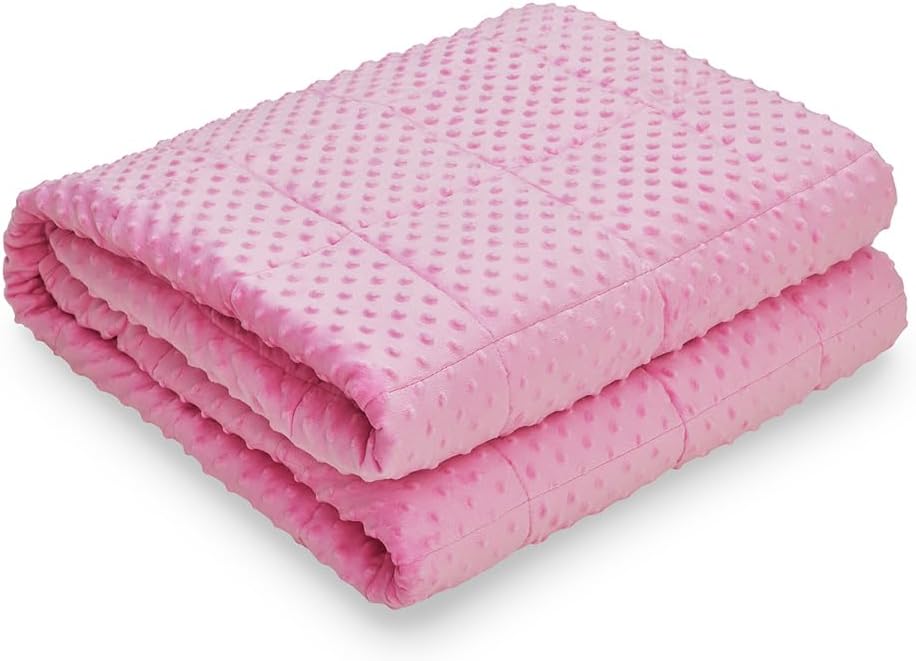 TONGDADA Minky Weighted Blanket | 40''x60'', 7lbs | Cozy and Soft Minky - Image 3