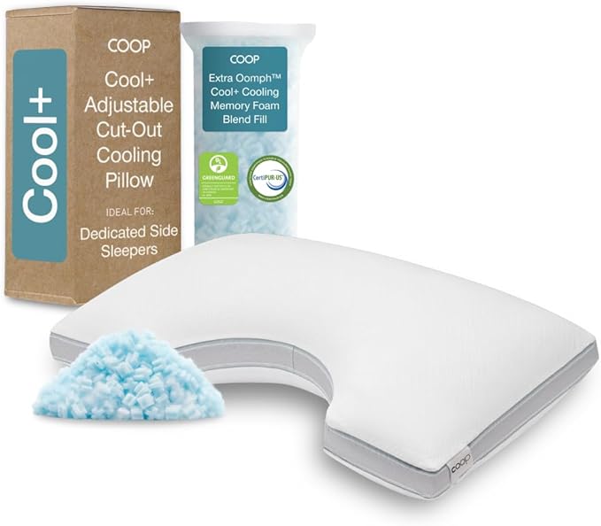 Coop Home Goods Cool+ Cut-Out Adjustable Pillow King by CoopSleepGoods
