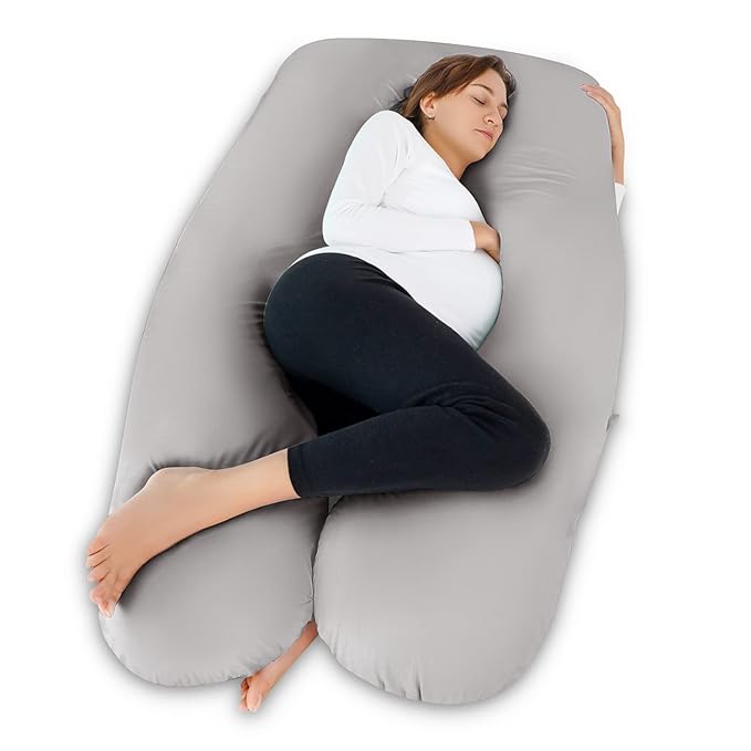 Meiz Pregnancy Pillow, Cooling Silky Pregnancy Pillows by Meiz