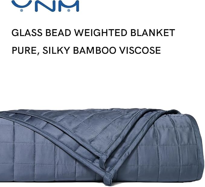 YnM Exclusive Cooling Weighted Blanket Natural Viscose Derived from Bamboo - Image 2