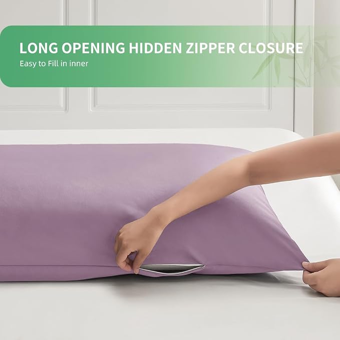 Body Pillowcase, Cooling Viscose from Bamboo Pillow Cover - Image 6