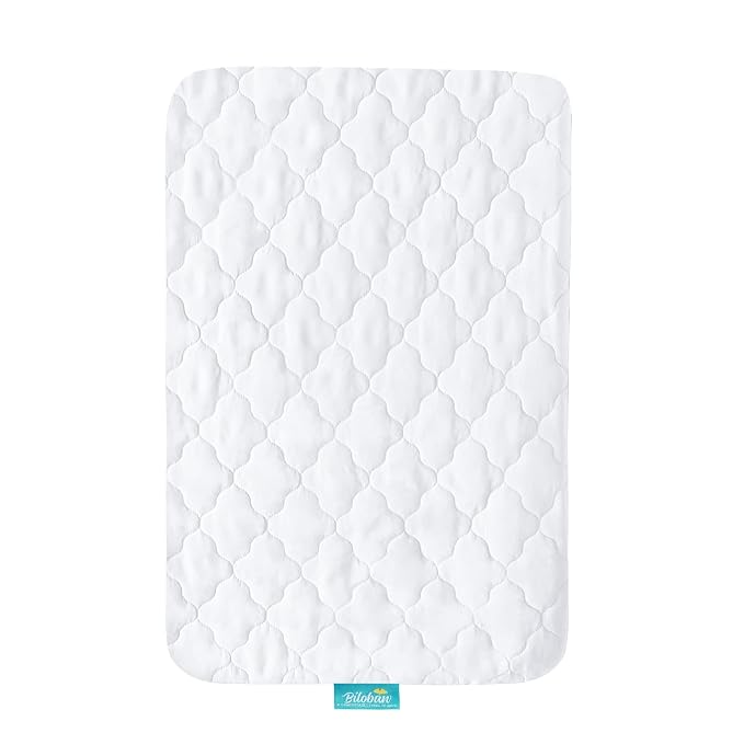 Mini Crib Mattress Protector 38" x 24" Sheets Fitted Waterproof Mini Crib - Image 4