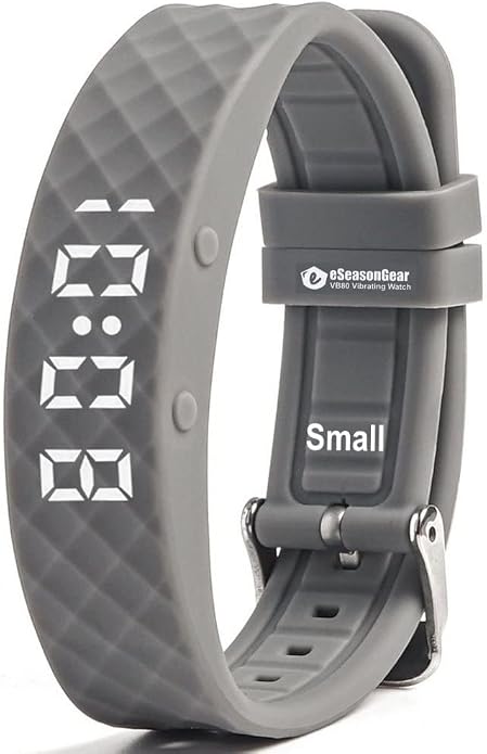 VB80 12 Alarm Vibrating Watch, Silent Vibration Shake Wake ADHD Medication by Unknown