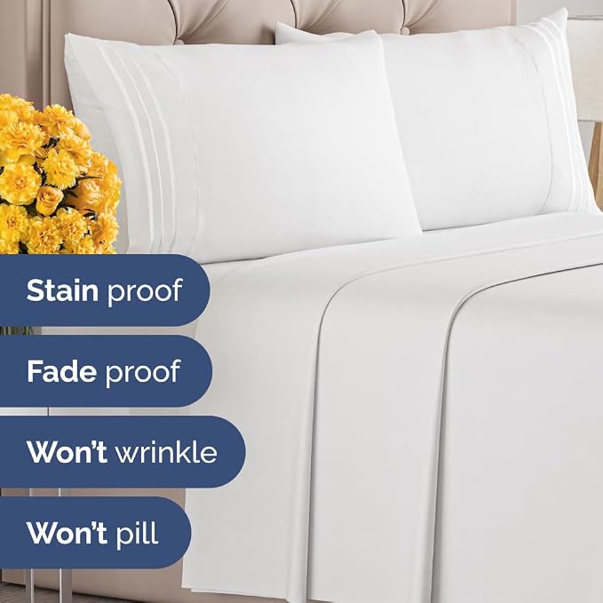 Cal King Size Flat Sheets - Image 7