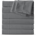 Maple&Stone Twin Flat Sheet 6 Pack, Premium Soft & Breathable, Brushed by MapleStone