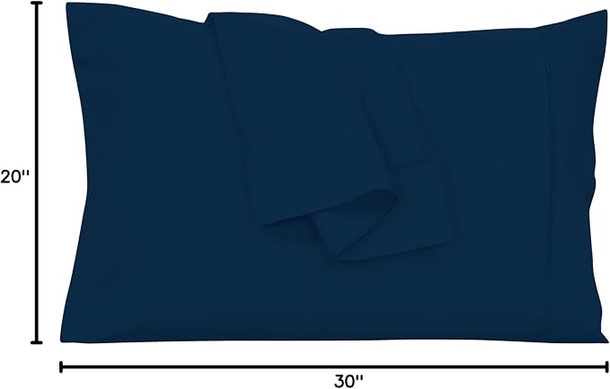 Royale Linens Queen Pillowcase Set of 2 - Image 10