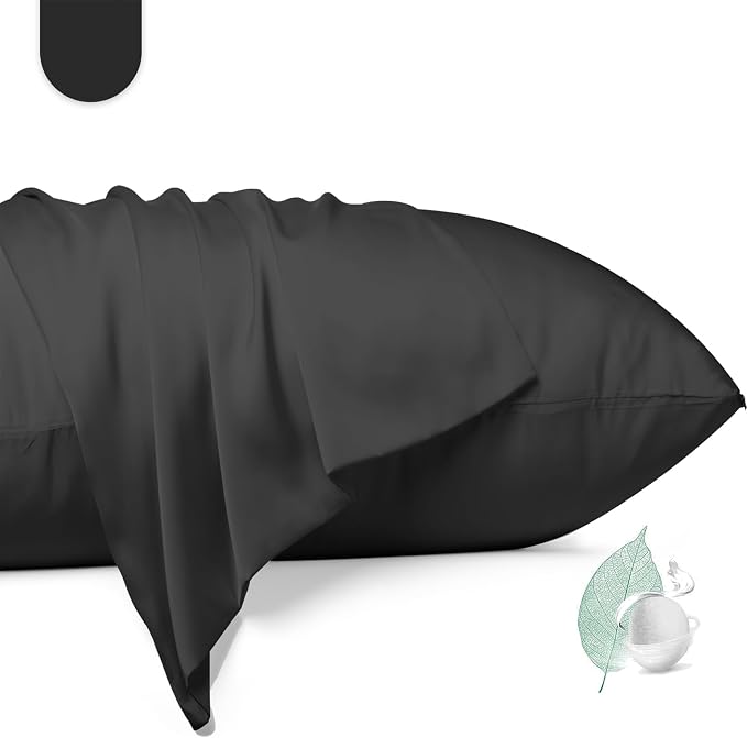 100% Mulberry Silk Pillowcase 2 Pack, King Size Silk Pillow Cases by Unknown