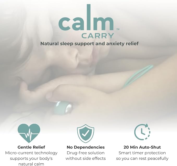 Glowco CalmCarry Sleep Aid Device – Handheld Microcurrent Relaxation Tool - Image 8