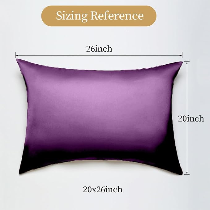 Mulberry Silk Pillowcase for Hair and Skin Standard Size 20"X 26" - Image 4
