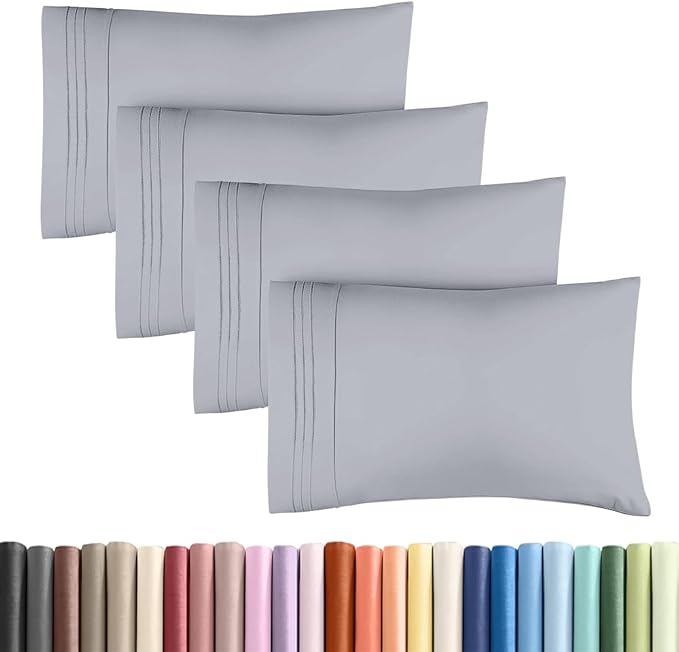 King Standard Pillow Cases Set of 4 by CGKUnlimited