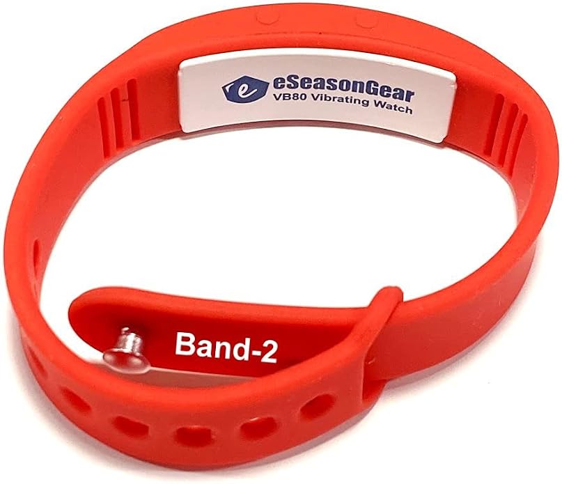 VB80 12 Alarm Vibrating Watch, Silent Vibration Shake Wake ADHD Medication by Unknown