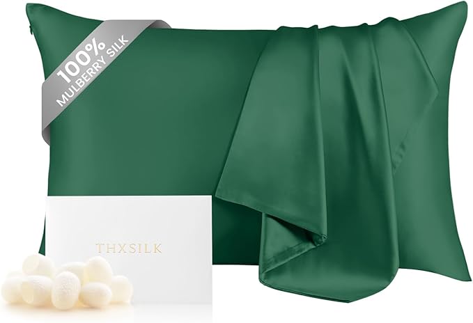 THXSILK 100% Mulberry Silk Pillowcase by THXSILK
