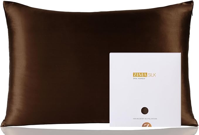 ZIMASILK 100% Pure Mulberry Silk Pillowcase by ZIMASILK